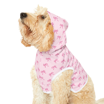 Cute Pink Bow Pet Hoodie