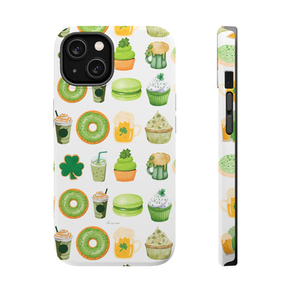 St. Patrick's Day Sips and Sweets Magnetic iPhone Case