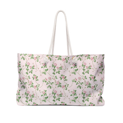 Rosy Vines Weekender Tote Bag