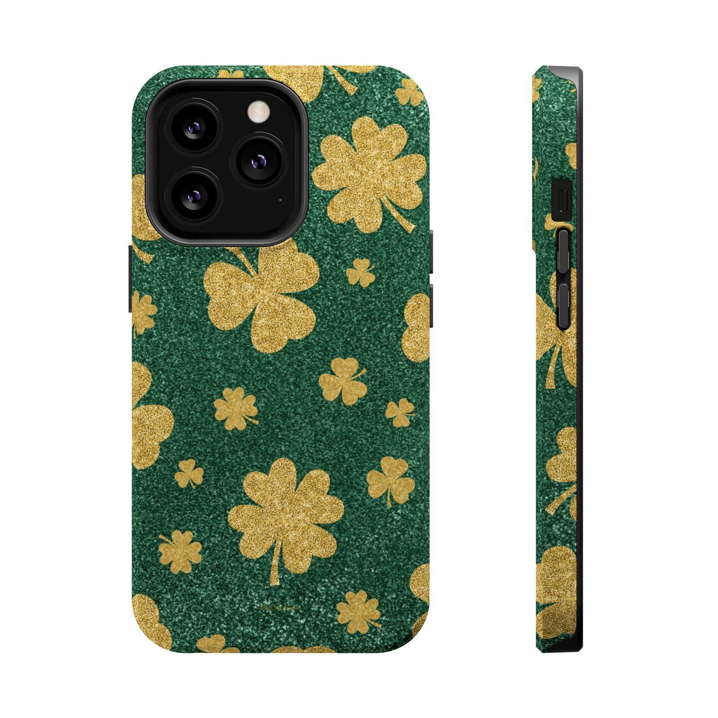 Shamrock Sparkle Magnetic iPhone Case