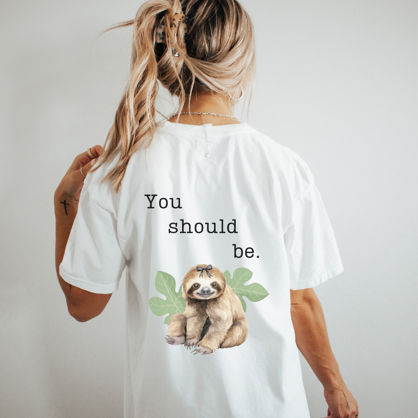 T-shirt « Qui a peur de moi ? » Paresseux