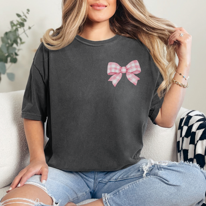 Gingham Bow T-shirt