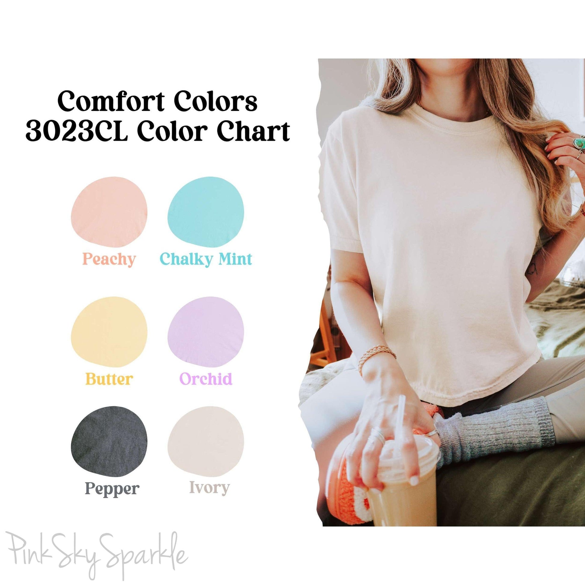 Comfort Colors 3023CL Color Chart