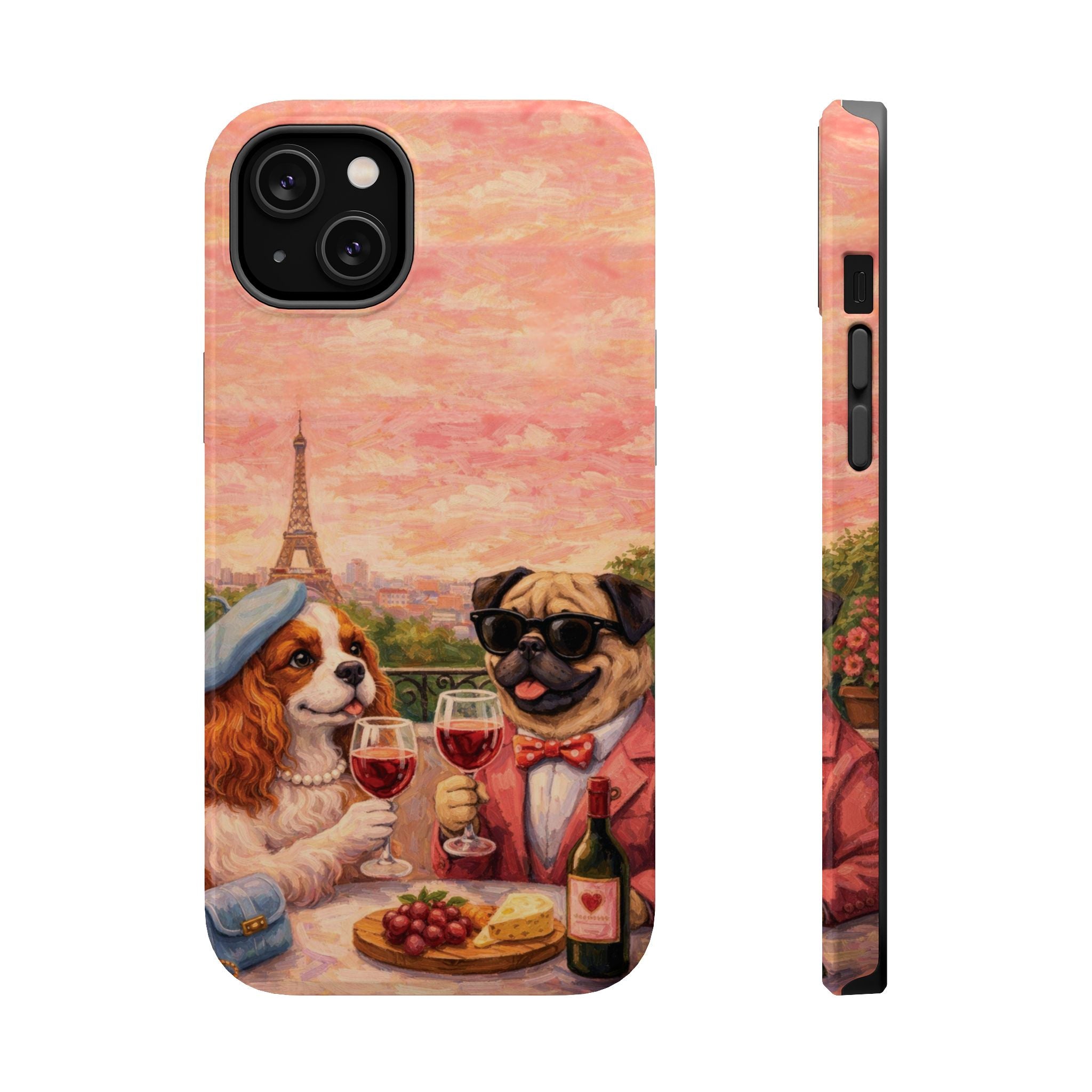 From Paris, With Love | Dogs & Wine Magnetic iPhone Case