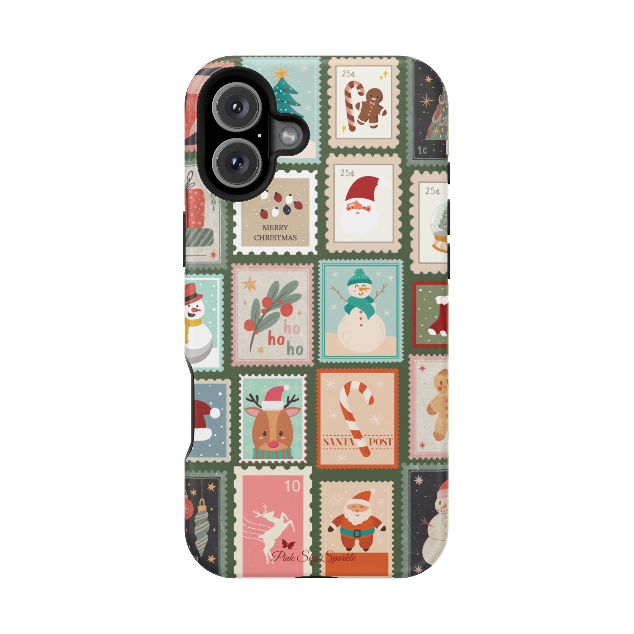 Santa’s Stamp Collection Magnetic iPhone Case