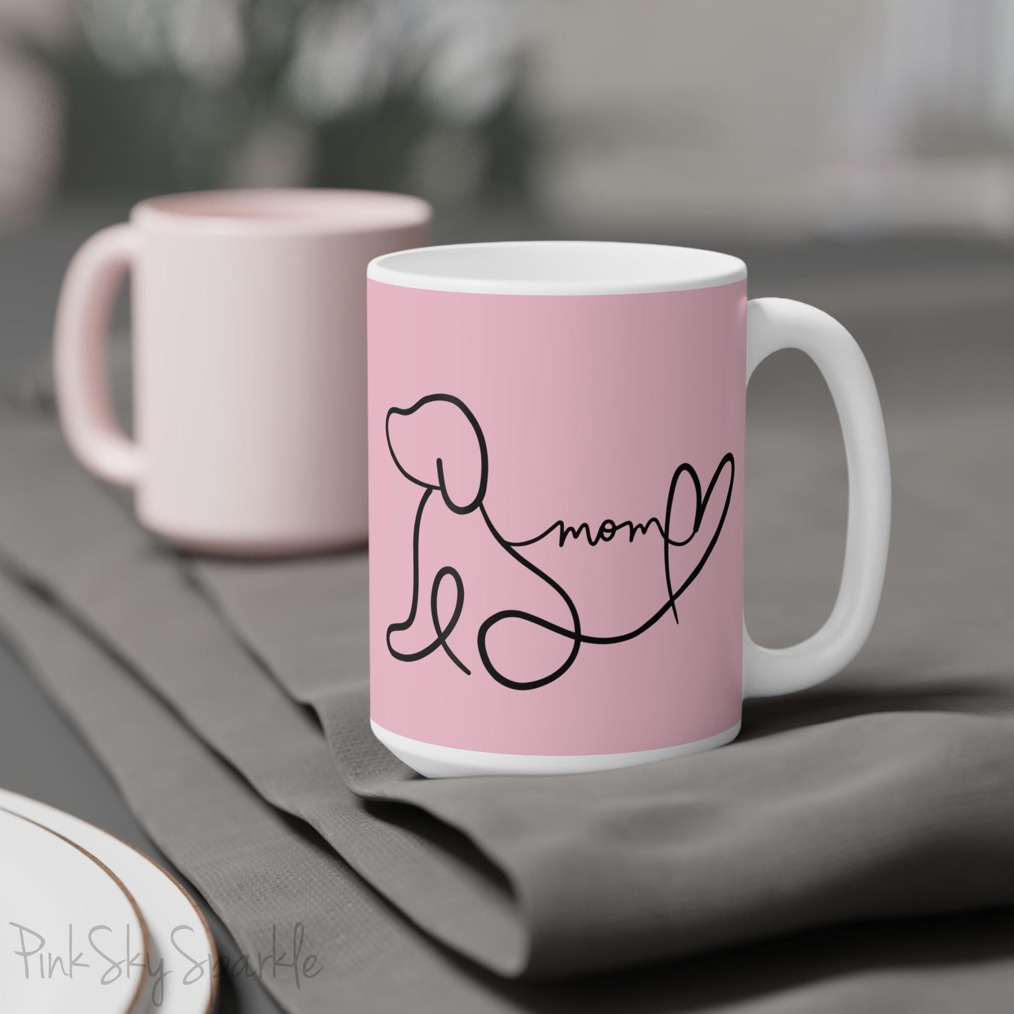 Dog Mom Ceramic Mug