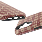 Rustic Plaid Magnetic iPhone Case – Cozy Cabin Christmas Edition