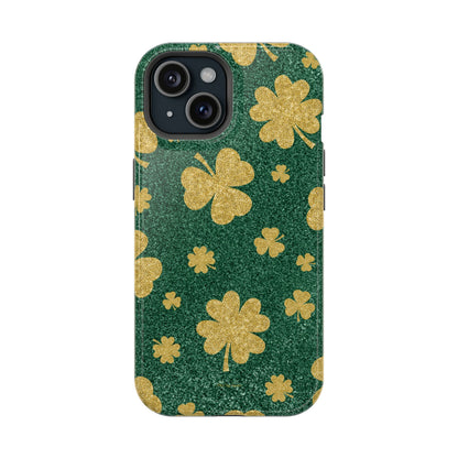 Shamrock Sparkle Magnetic iPhone Case