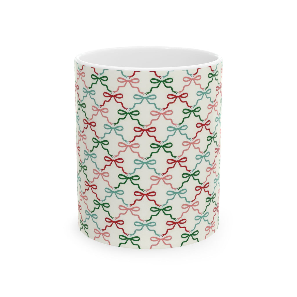 Festive Bows Ceramic Mug