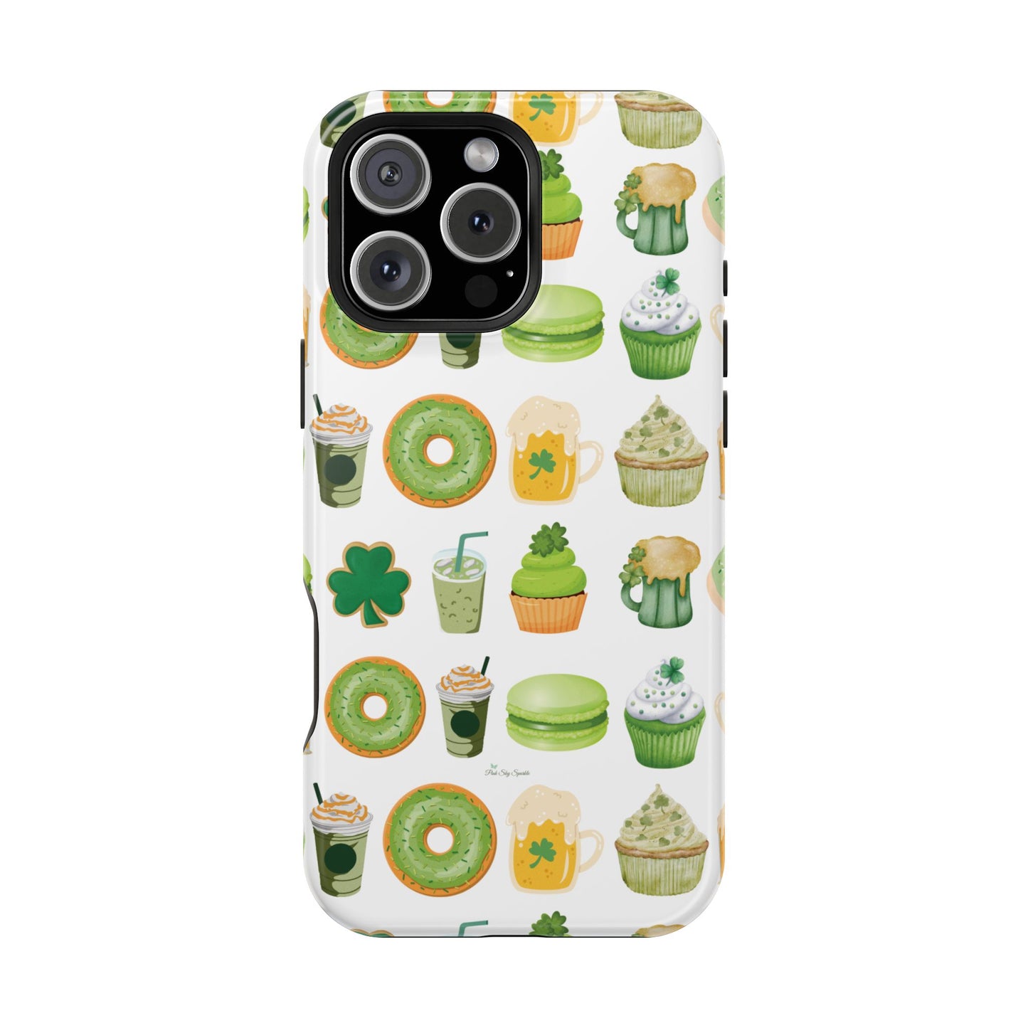 St. Patrick's Day Sips and Sweets Magnetic iPhone Case