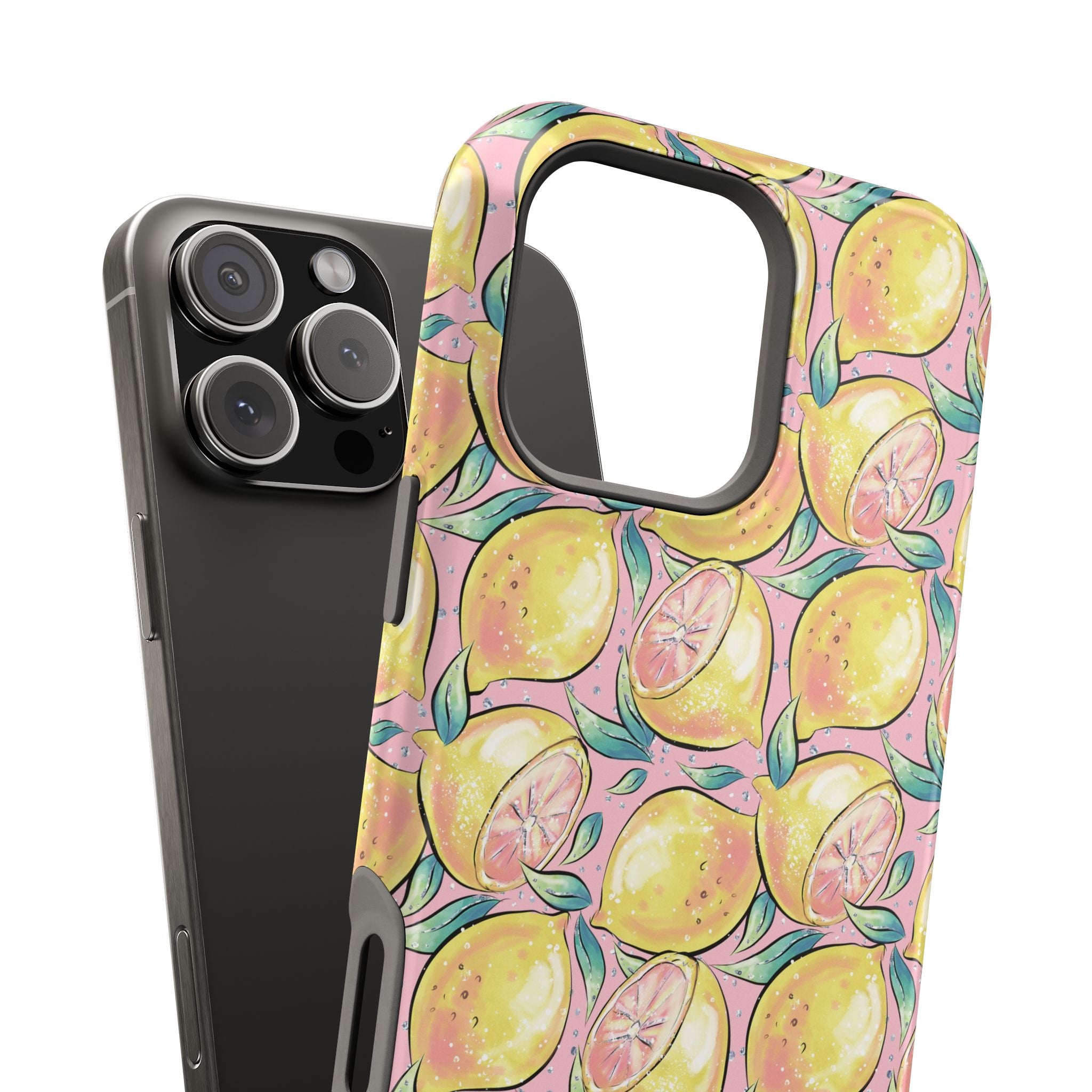 Pink Lemon Magnetic iPhone Case