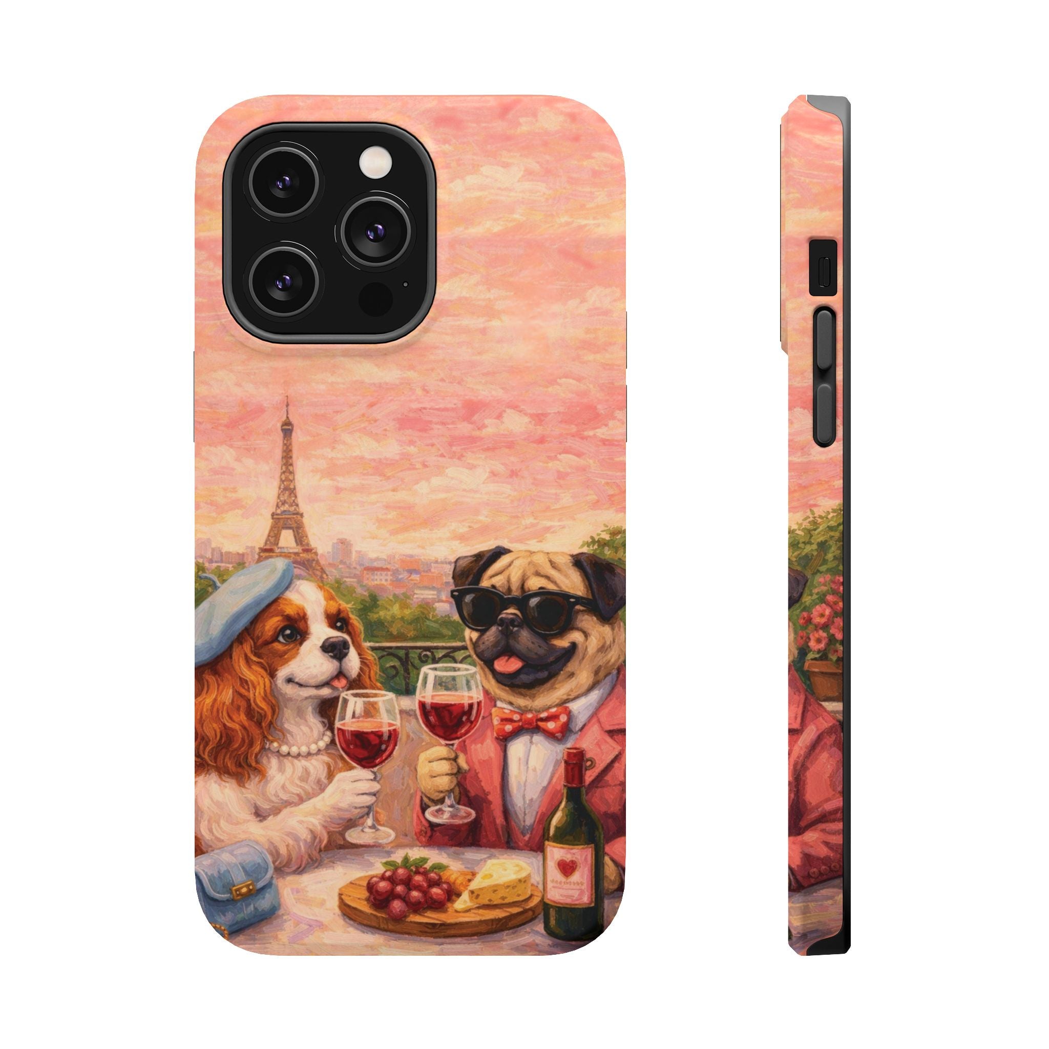 From Paris, With Love | Dogs & Wine Magnetic iPhone Case