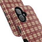 Rustic Plaid Magnetic iPhone Case – Cozy Cabin Christmas Edition