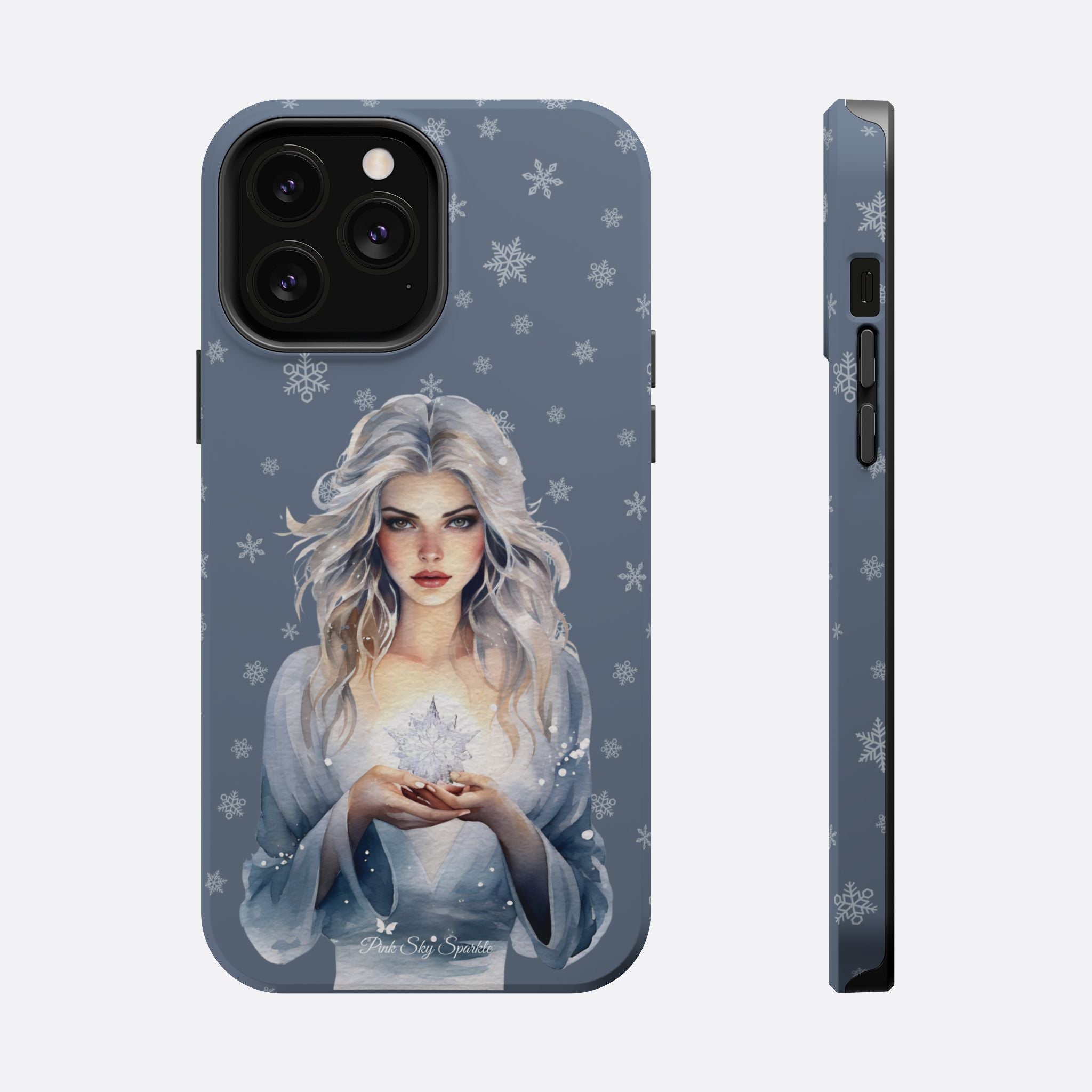 Coque magnétique pour iPhone Winter Witch
