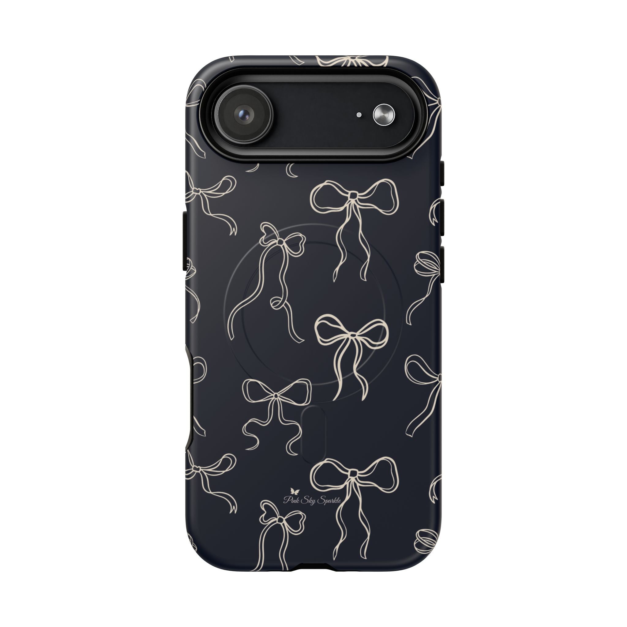 Funda magnética para iPhone con lazos de medianoche