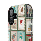 Santa’s Stamp Collection Magnetic iPhone Case