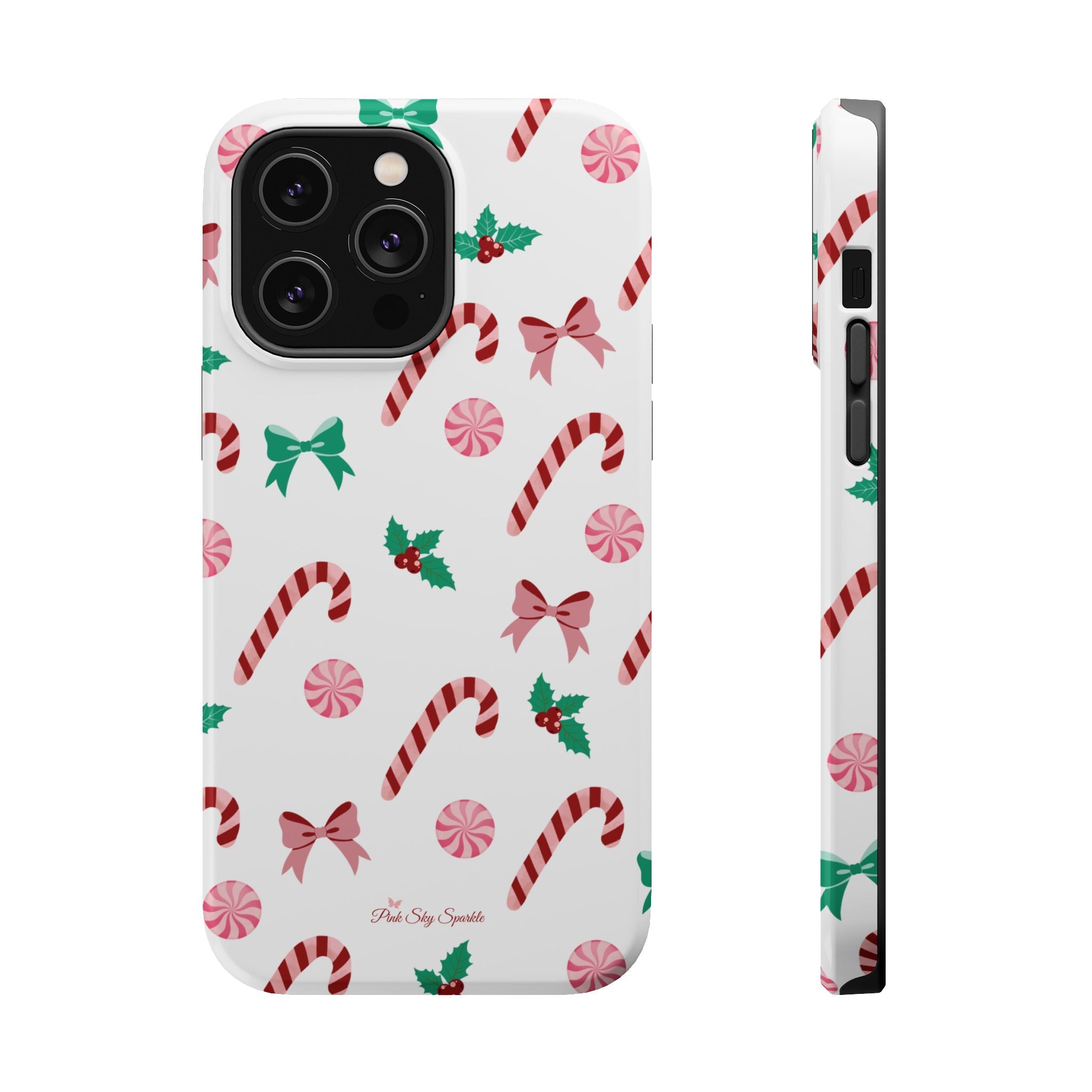 Candy Cane Lane Magnetic iPhone Case – Sweet Holiday Edition