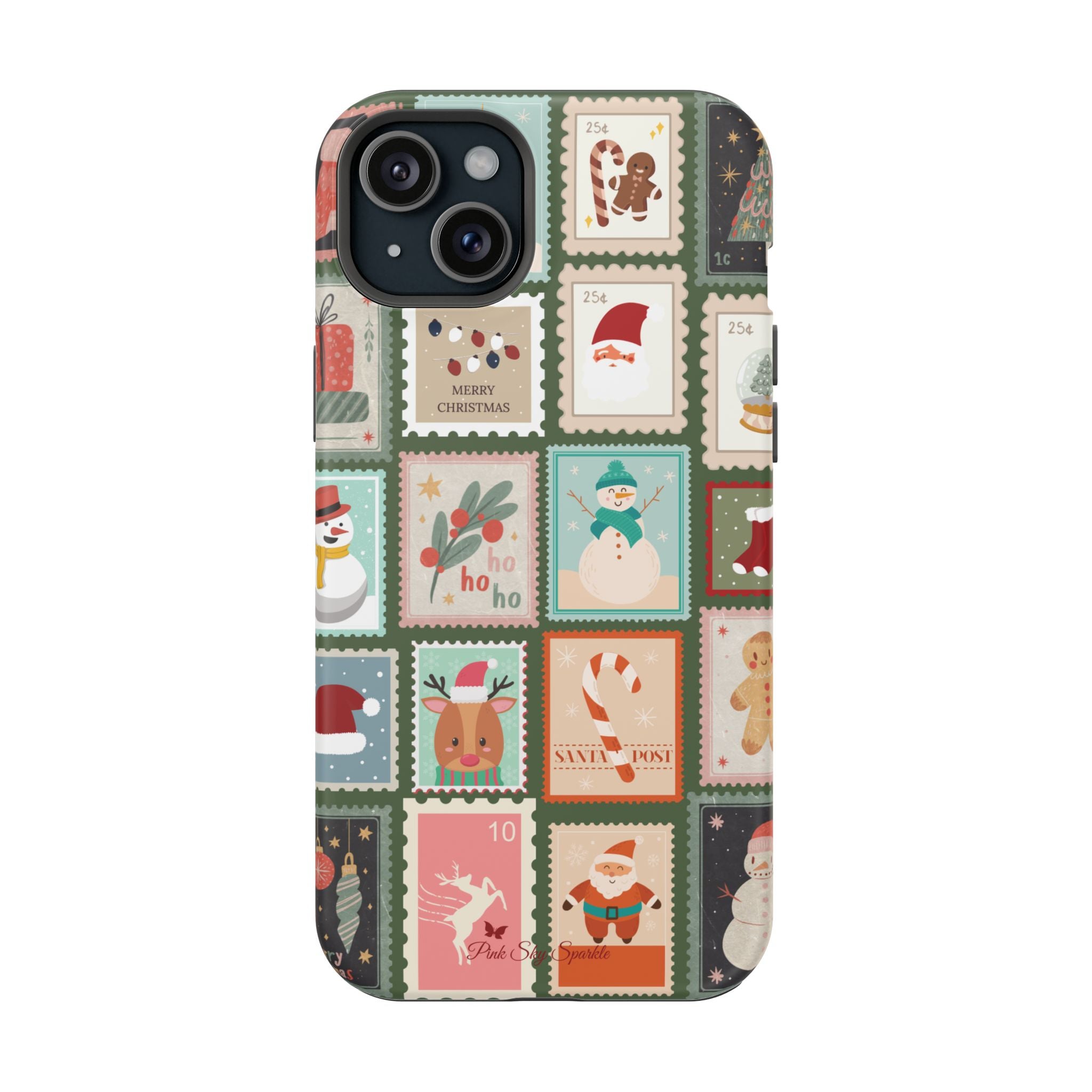 Santa’s Stamp Collection Magnetic iPhone Case