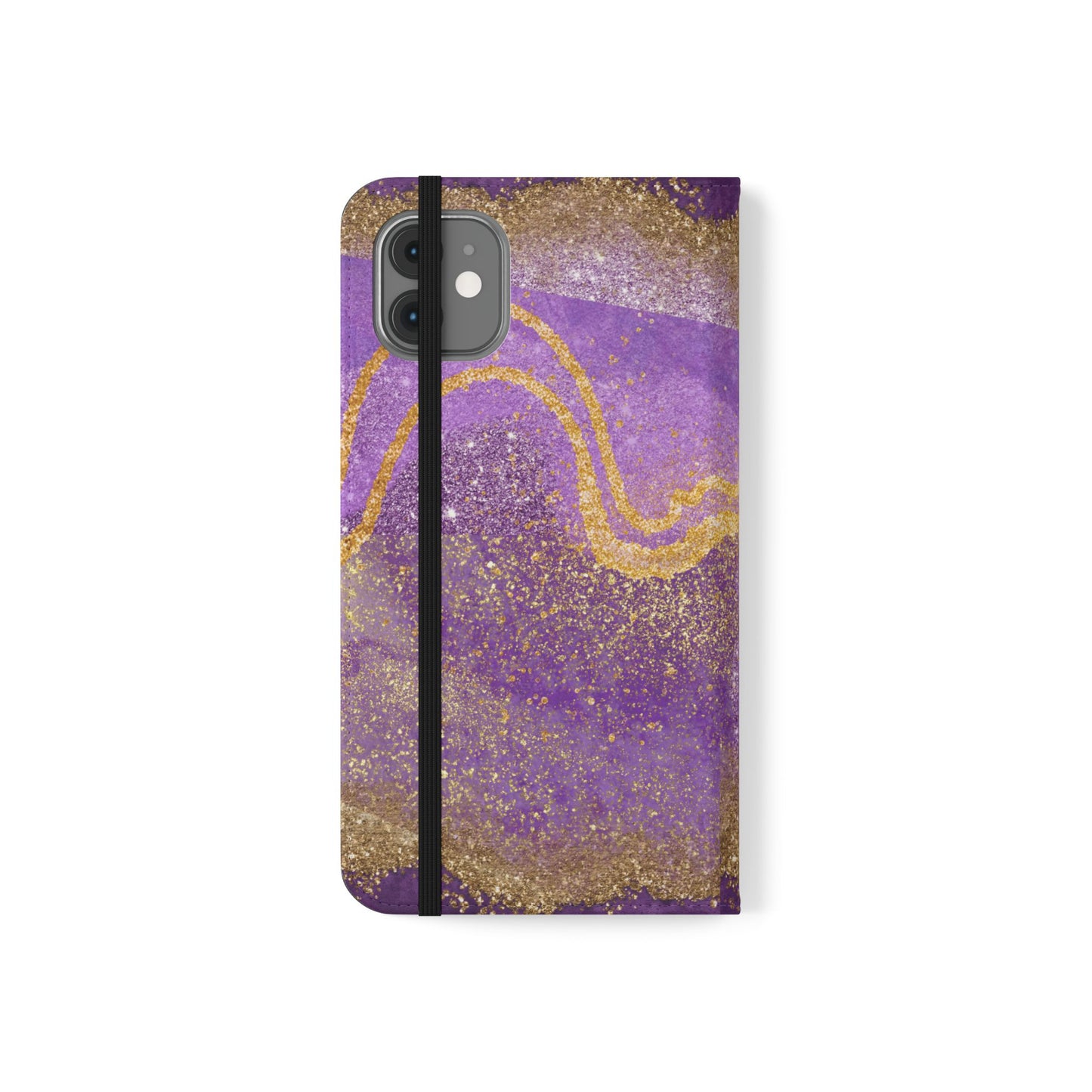 Amethyst Sparkle Wallet Flip Case-Phone Case-Printify-PINK SKY SPARKLE-Protective wallet flip case for smartphones with 360° protection, fold-over design, card slots, and stylish pattern options. Perfect for adding a fashionable touch while keeping your phone safe. Available in a variety of designs including bold, elegant, and chic styles.