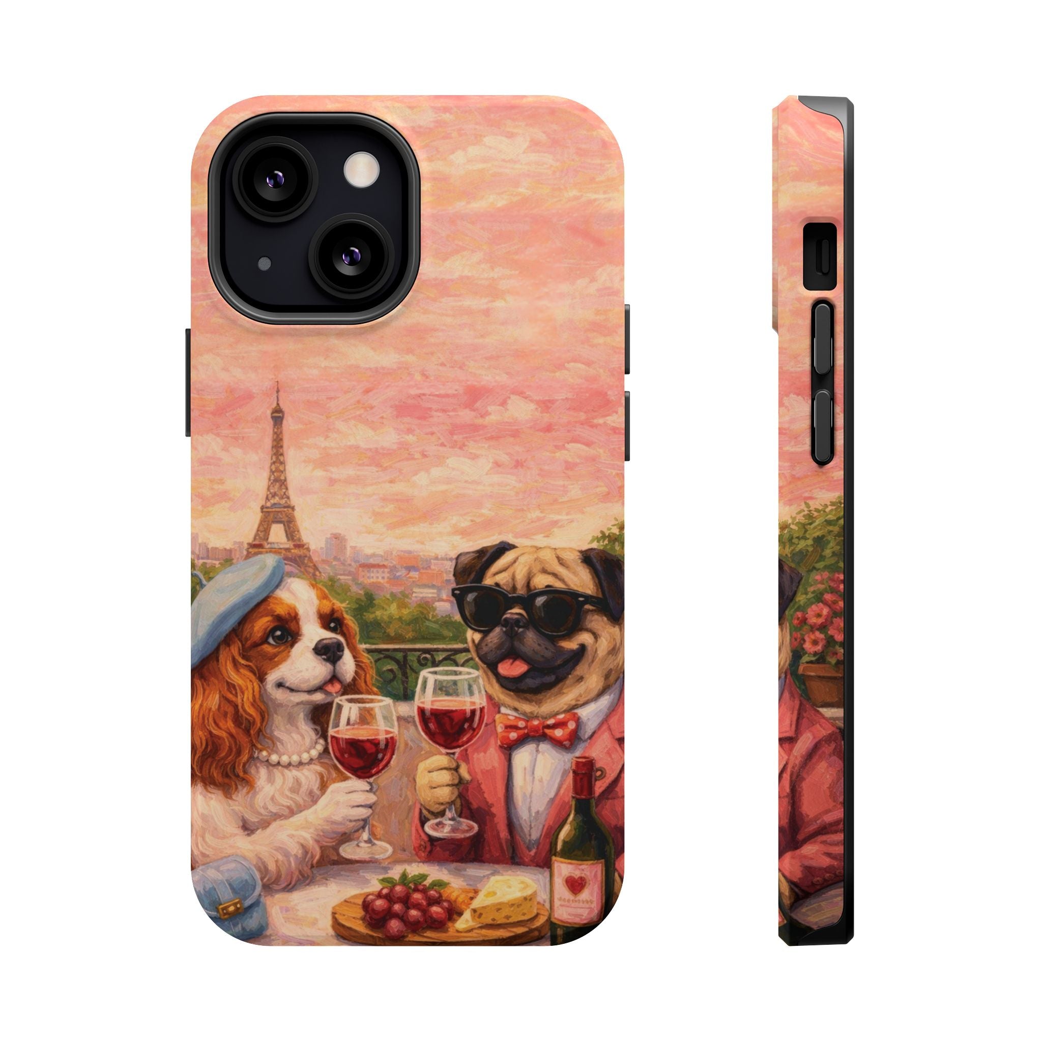 From Paris, With Love | Dogs & Wine Magnetic iPhone Case