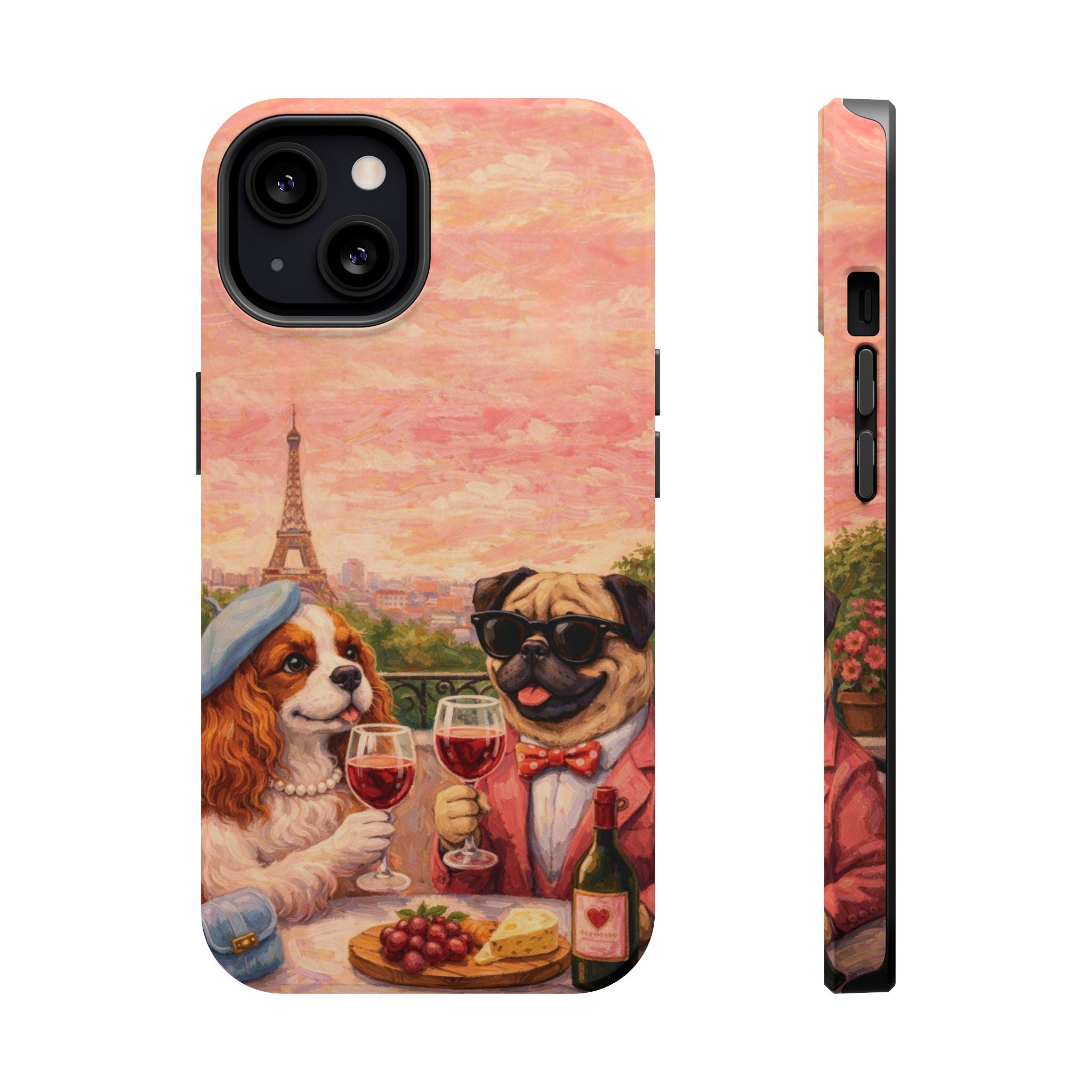 From Paris, With Love | Dogs & Wine Magnetic iPhone Case