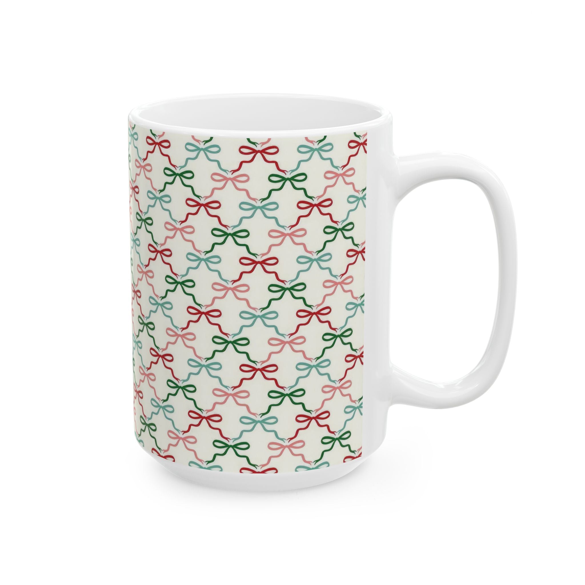 Festive Bows Ceramic Mug