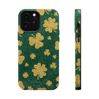 Shamrock Sparkle Magnetic iPhone Case