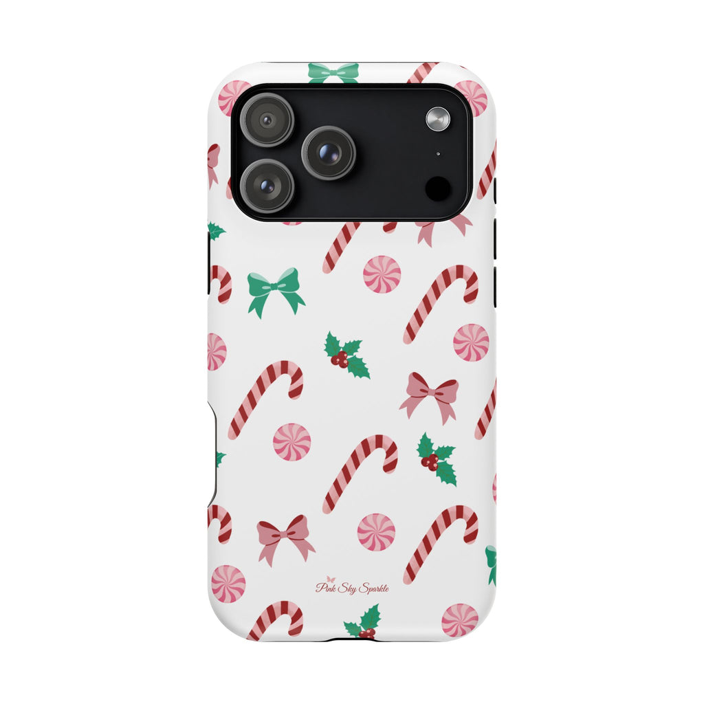 Candy Cane Lane Magnetic iPhone Case – Sweet Holiday Edition