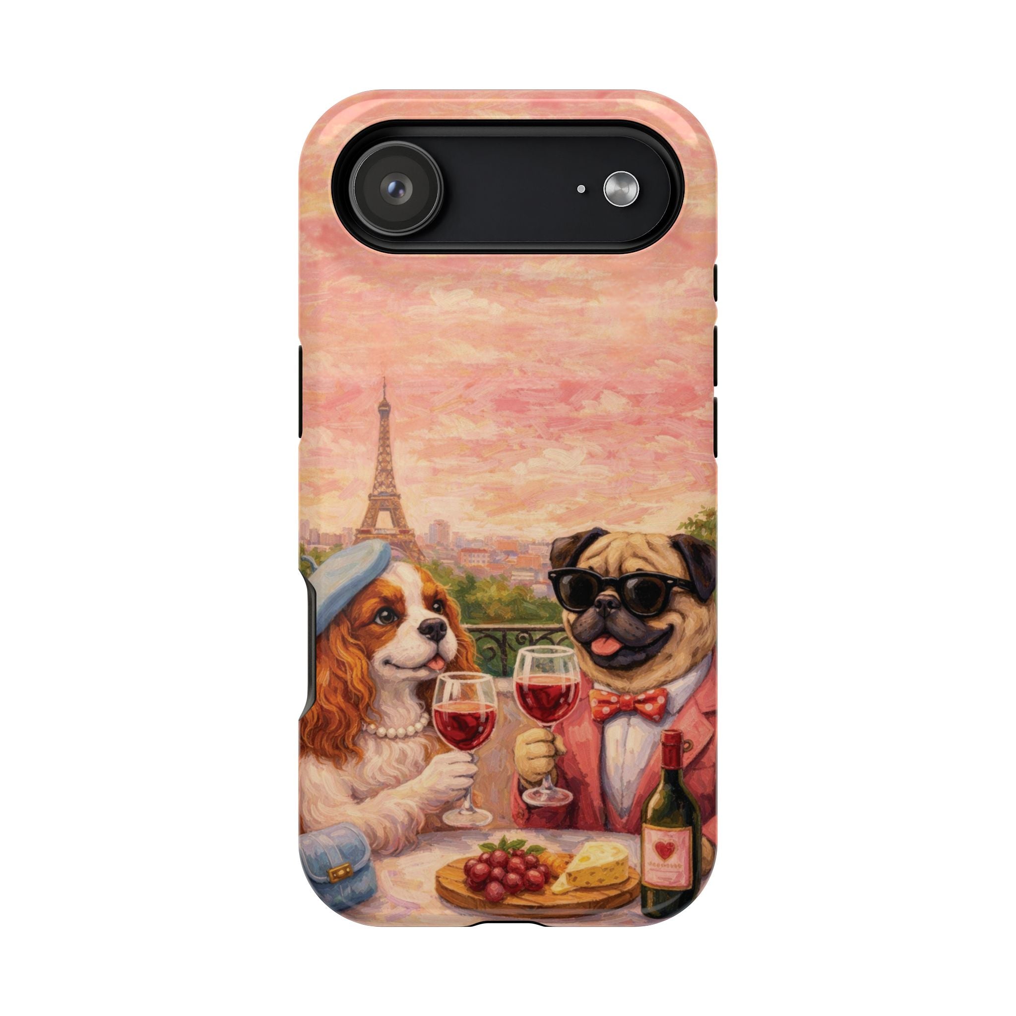 From Paris, With Love | Dogs & Wine Magnetic iPhone Case