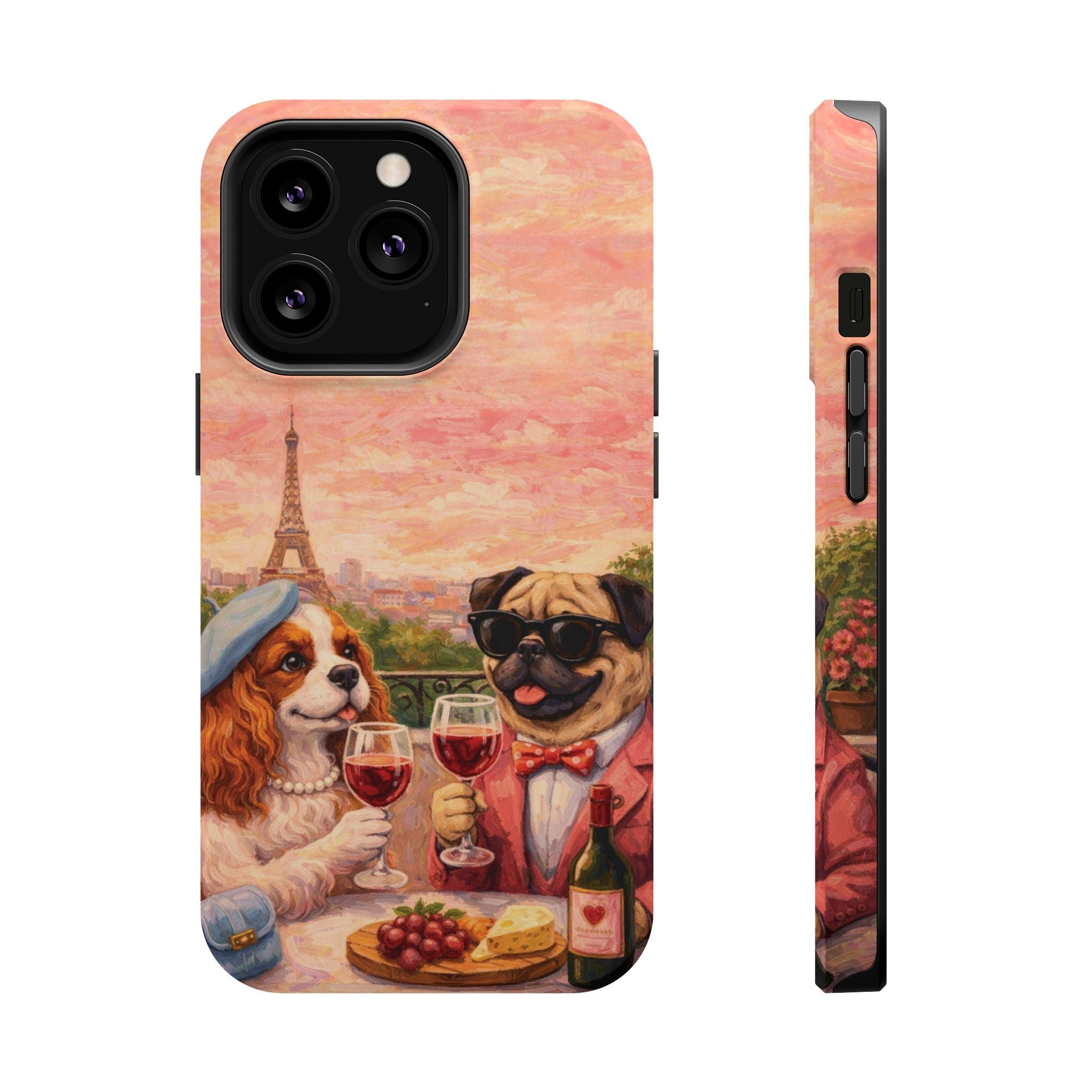From Paris, With Love | Dogs & Wine Magnetic iPhone Case