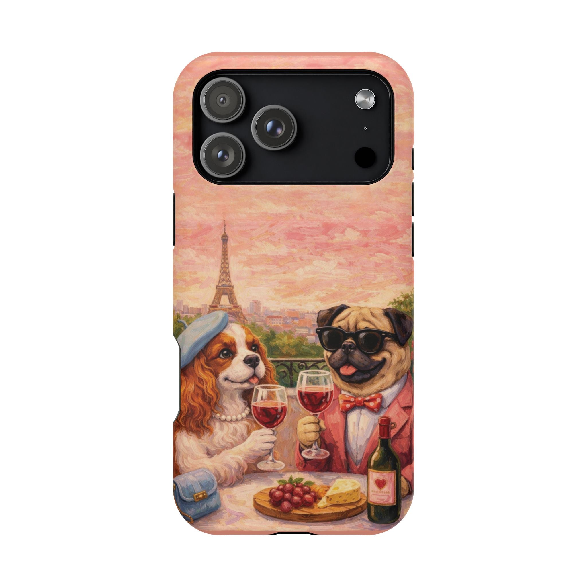 From Paris, With Love | Dogs & Wine Magnetic iPhone Case