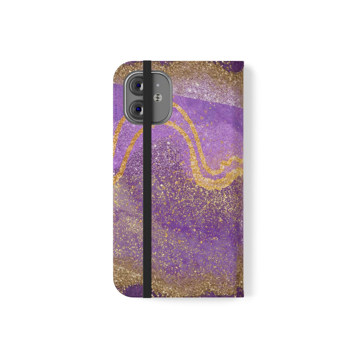 Amethyst Sparkle Wallet Flip Case-Phone Case-Printify-PINK SKY SPARKLE-Protective wallet flip case for smartphones with 360° protection, fold-over design, card slots, and stylish pattern options. Perfect for adding a fashionable touch while keeping your phone safe. Available in a variety of designs including bold, elegant, and chic styles.