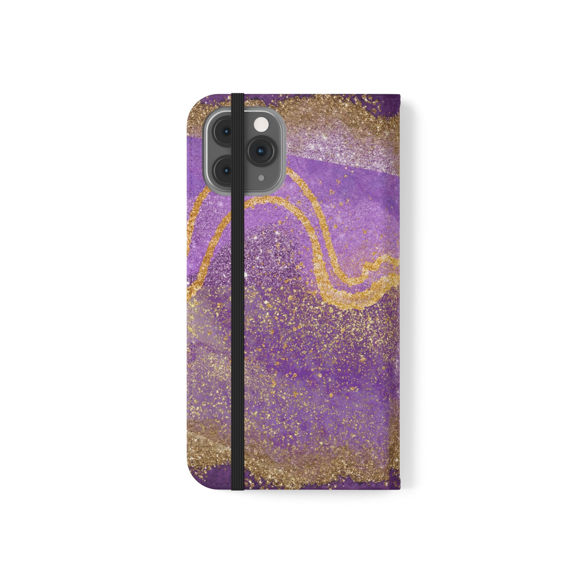 Amethyst Sparkle Wallet Flip Case-Phone Case-Printify-PINK SKY SPARKLE-Protective wallet flip case for smartphones with 360° protection, fold-over design, card slots, and stylish pattern options. Perfect for adding a fashionable touch while keeping your phone safe. Available in a variety of designs including bold, elegant, and chic styles.