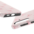 Pink Gingham Coquette Samsung Galaxy Phone Case