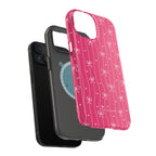 Hearts & Bows | Pink Magnetic iPhone Case