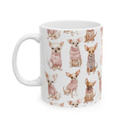 Fancy Toy Chihuahua Ceramic Mug — Cute Dogs in Sweaters 11oz & 15oz