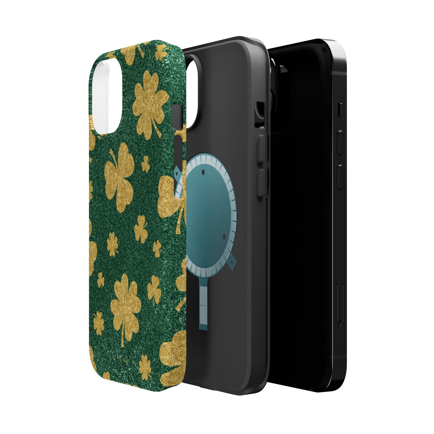 Shamrock Sparkle Magnetic iPhone Case