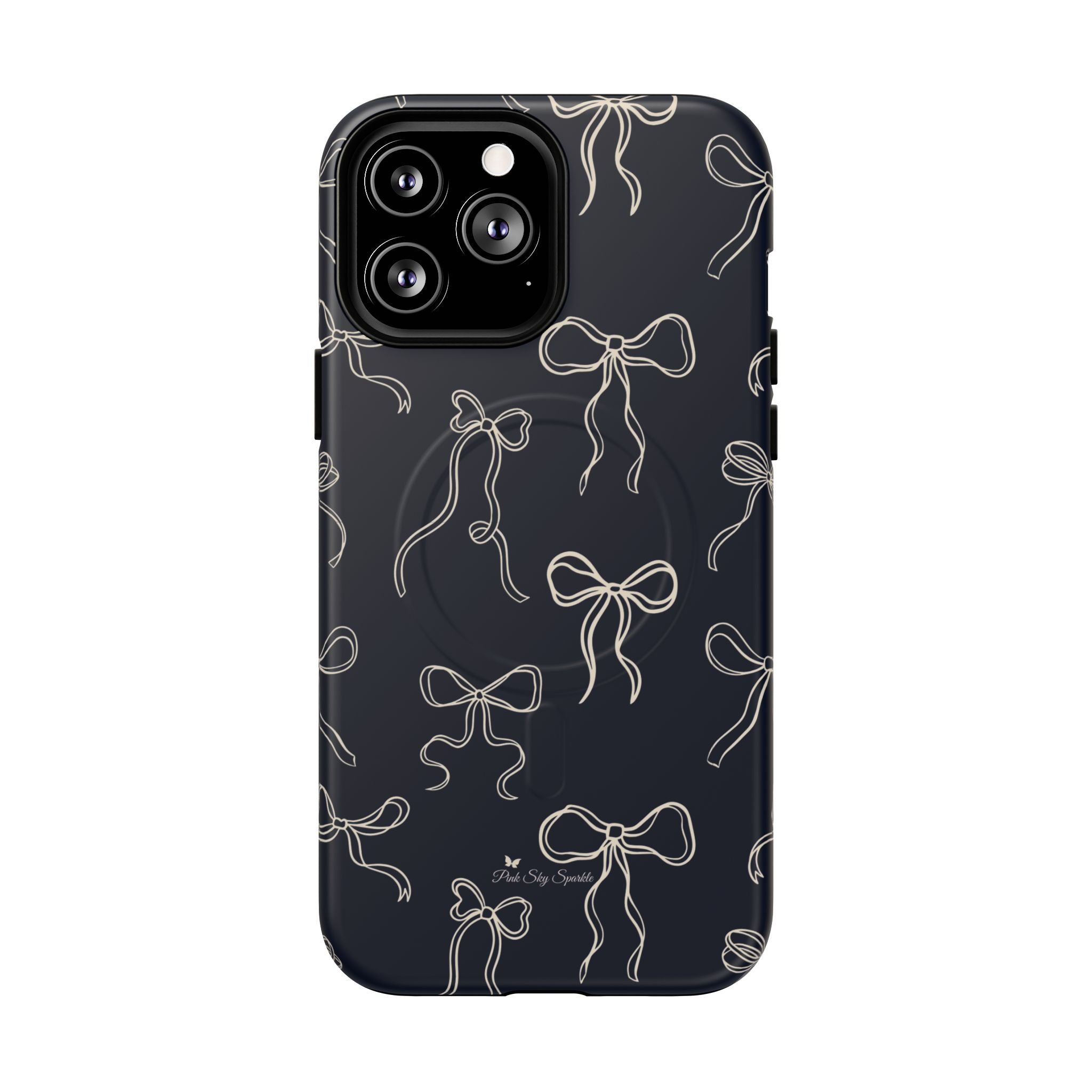Funda magnética para iPhone con lazos de medianoche
