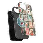 Santa’s Stamp Collection Magnetic iPhone Case