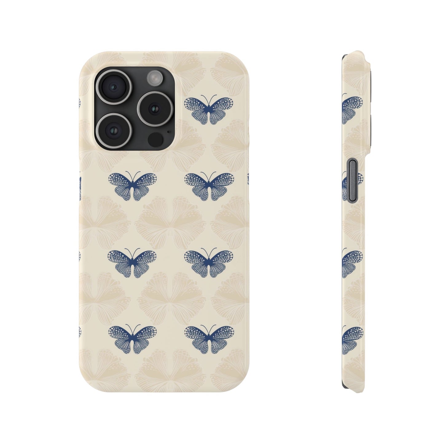 Midnight Flutter Slim iPhone Case