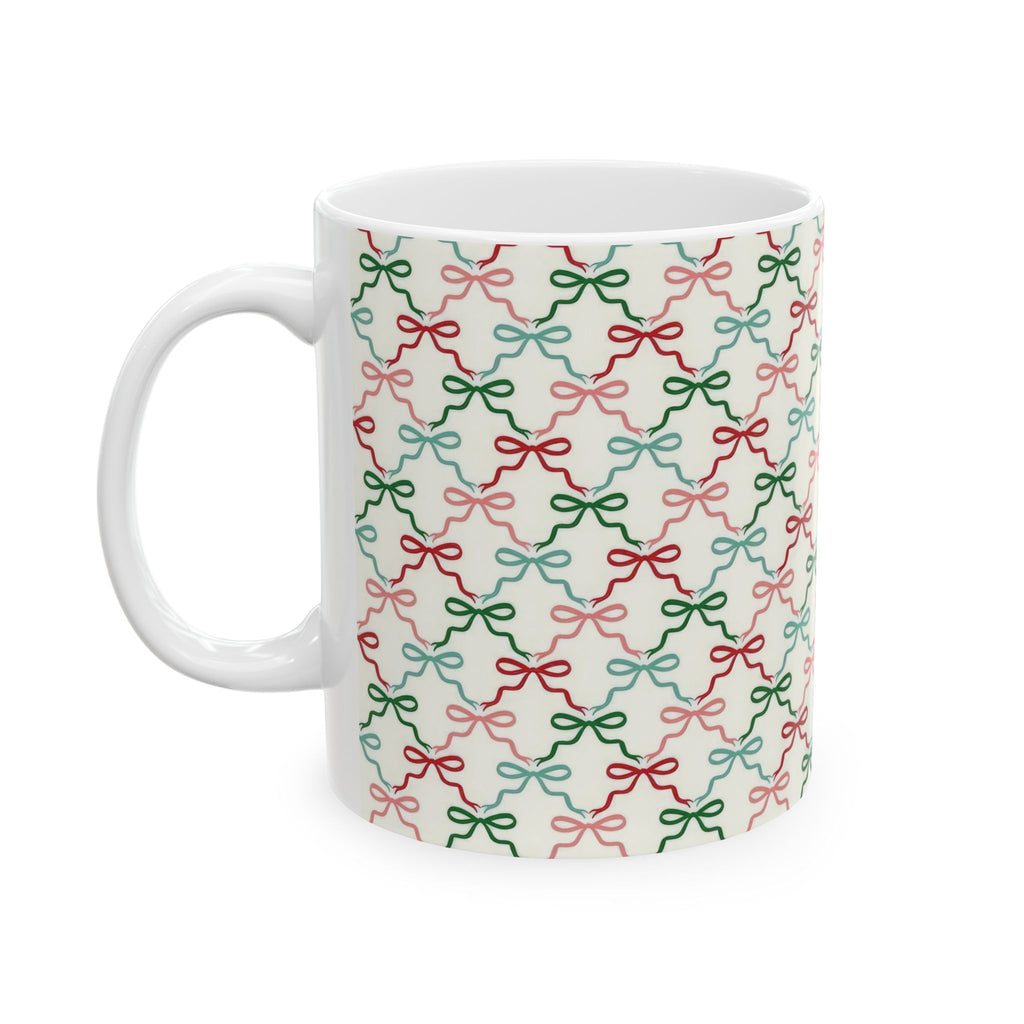 Festive Bows Ceramic Mug