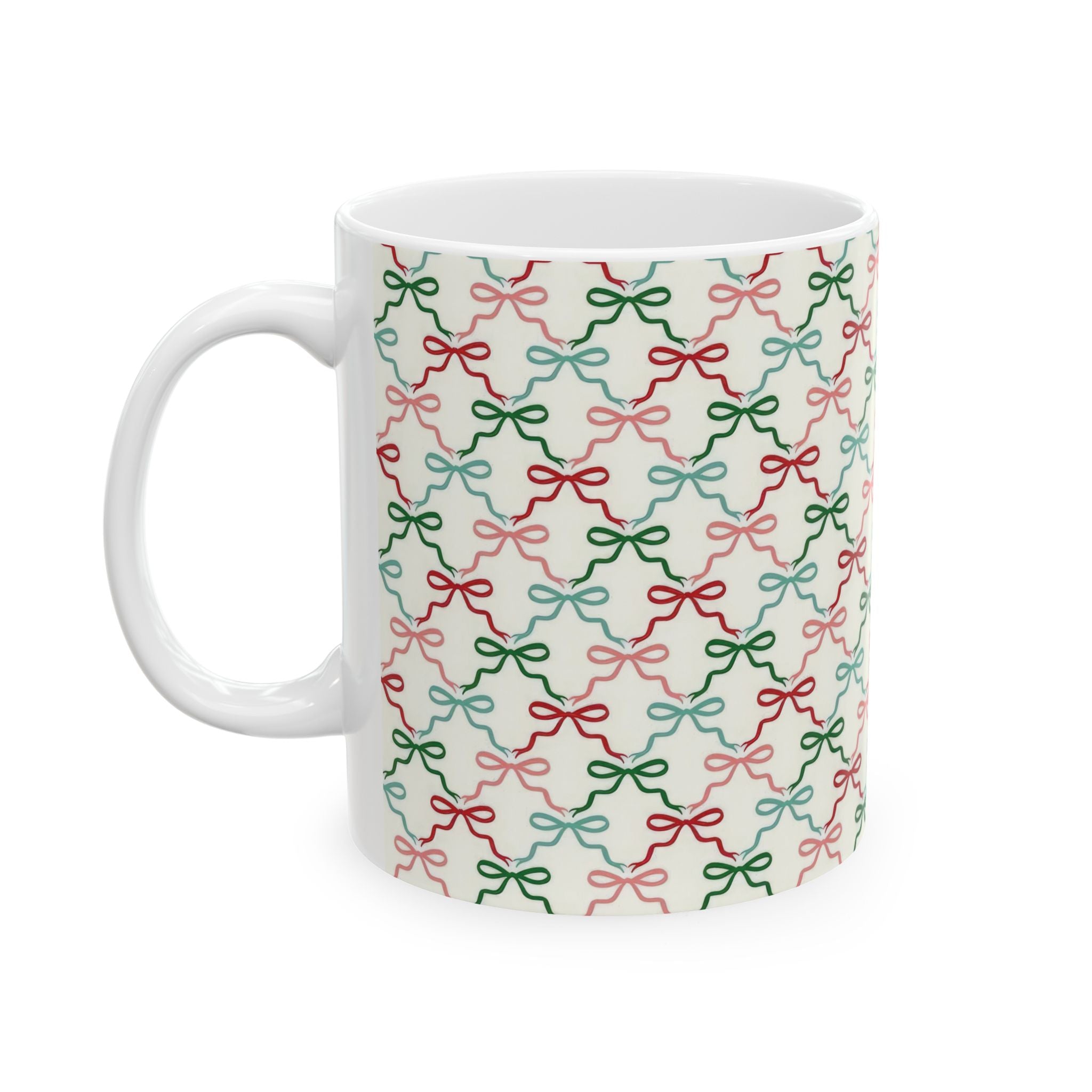 Festive Bows Ceramic Mug
