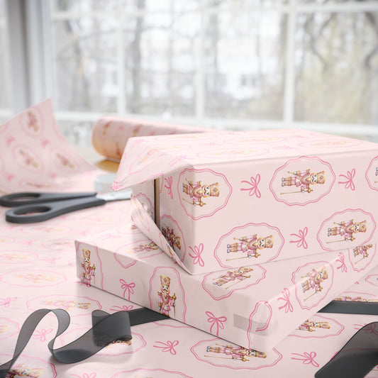 Pink Nutcracker Wrapping Paper