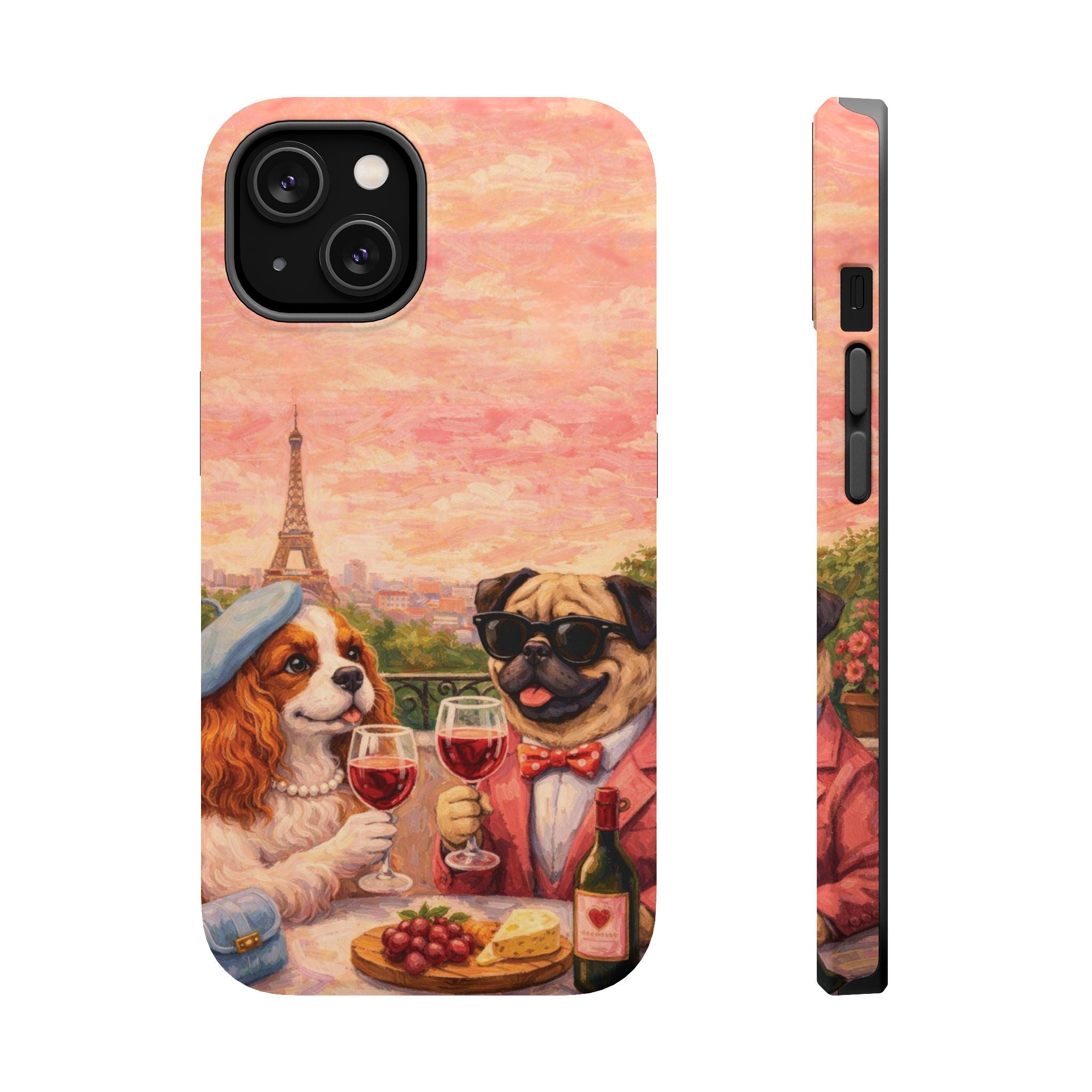 From Paris, With Love | Dogs & Wine Magnetic iPhone Case