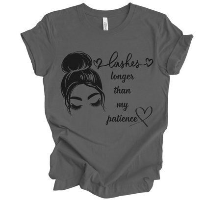 Lashes Longer Than My Patience T-shirt