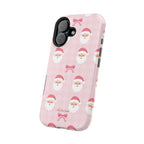 Pink Santa Bows Magnetic iPhone Case