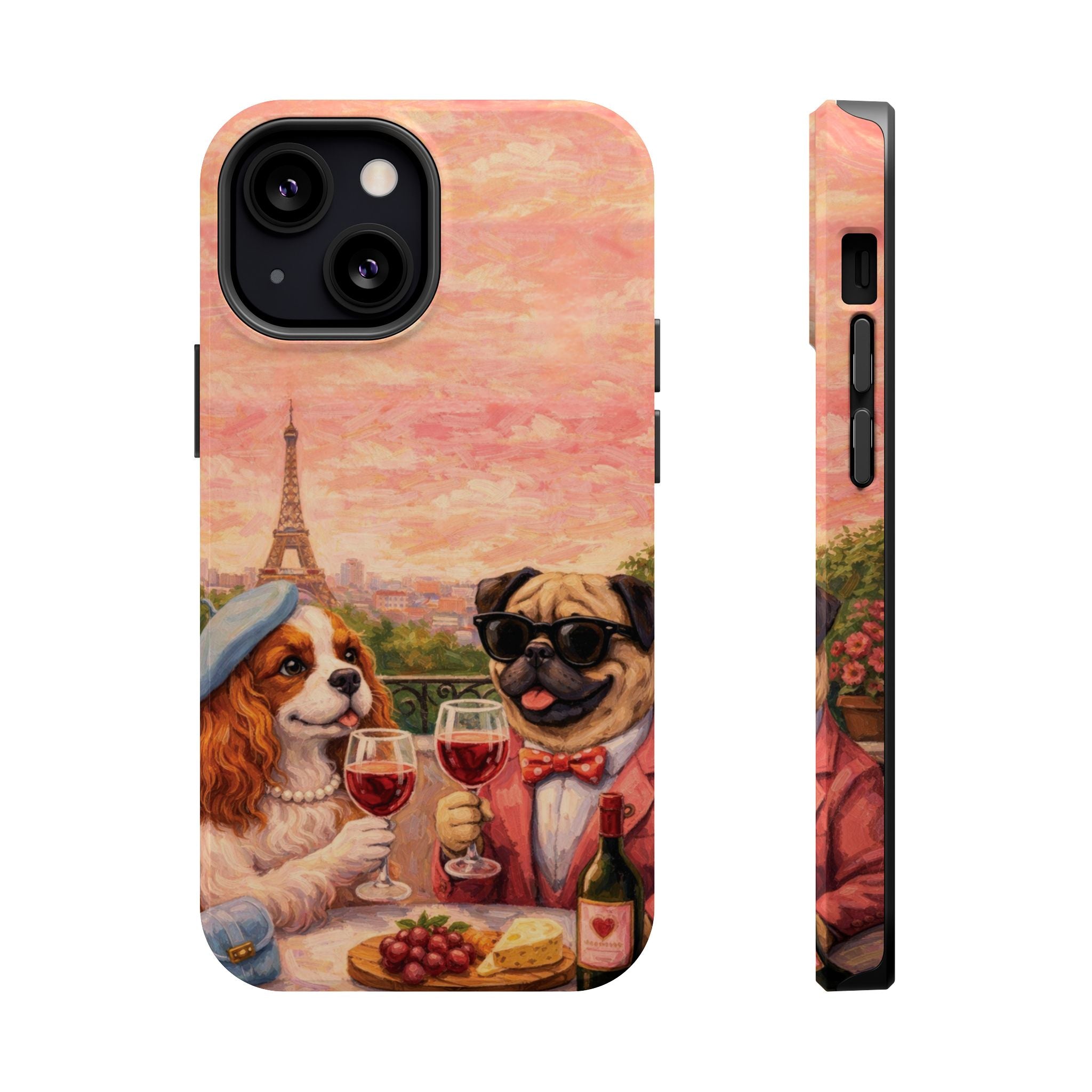 From Paris, With Love | Dogs & Wine Magnetic iPhone Case