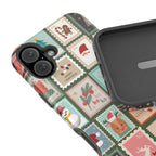Santa’s Stamp Collection Magnetic iPhone Case