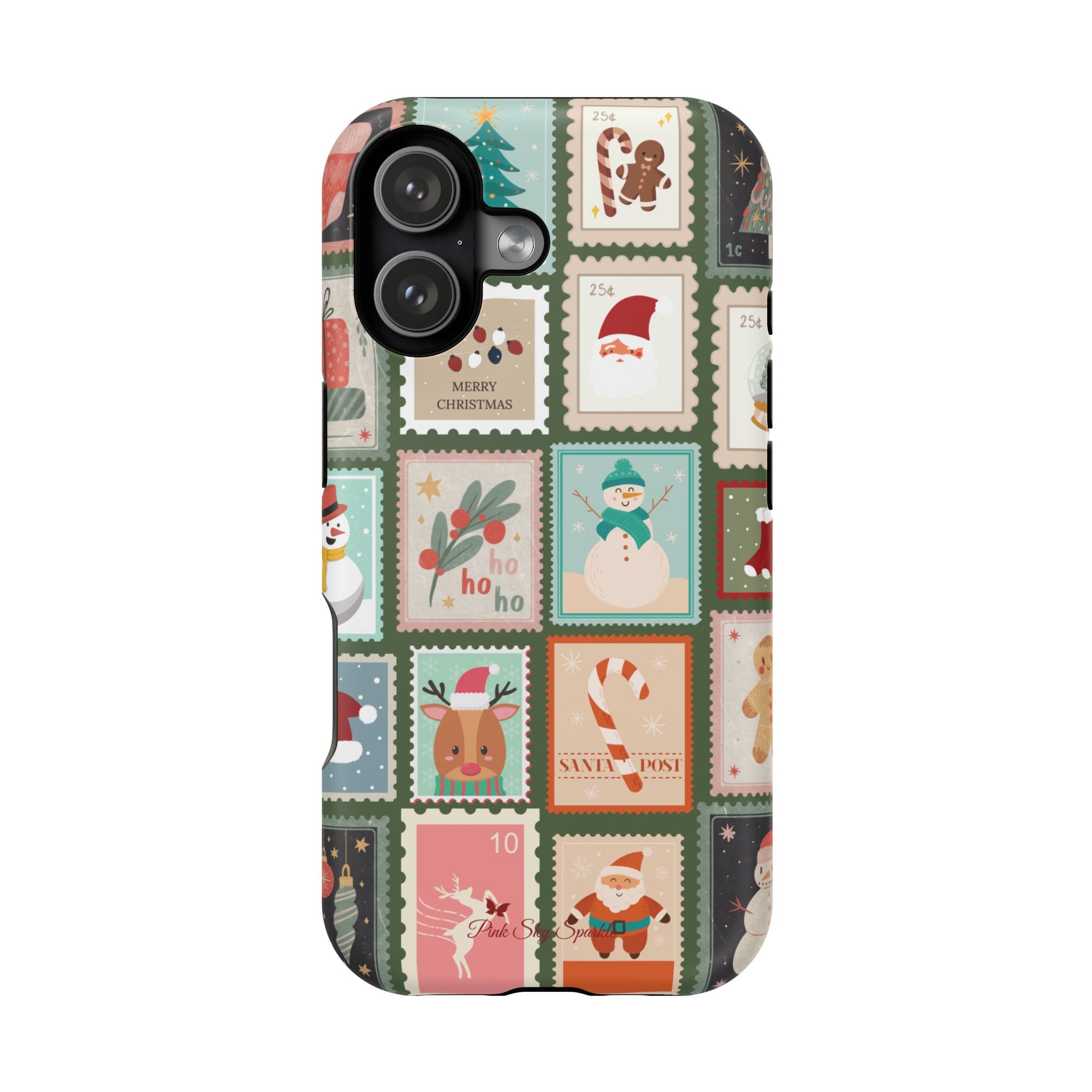 Santa’s Stamp Collection Magnetic iPhone Case