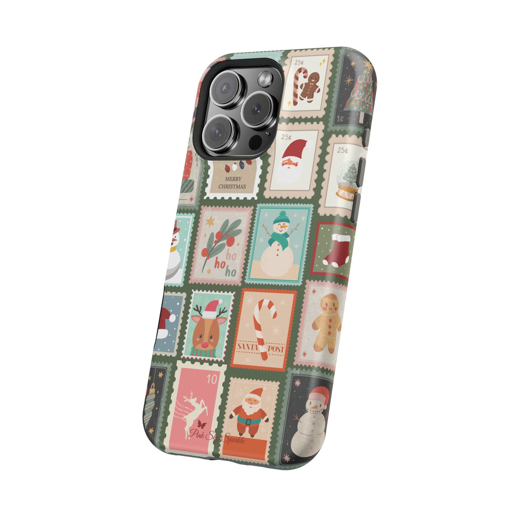 Santa’s Stamp Collection Magnetic iPhone Case